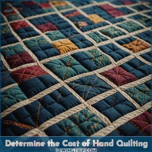 Determine the Cost of Hand Quilting Determine the Cost of Hand Quilting