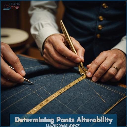 Determining Pants Alterability