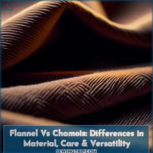 difference between flannel and chamois