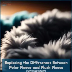 differences between polar fleece and plush fleece