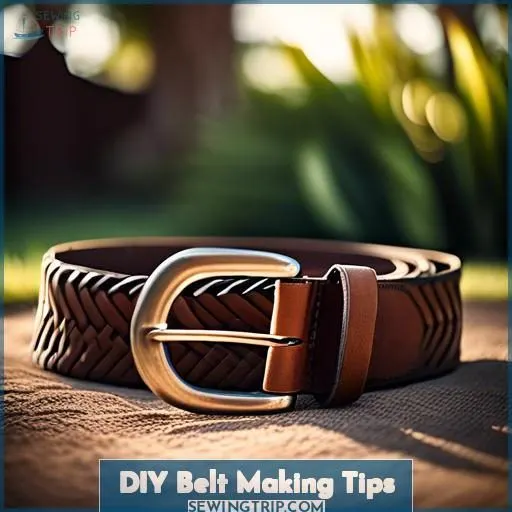 DIY Belt Making Tips