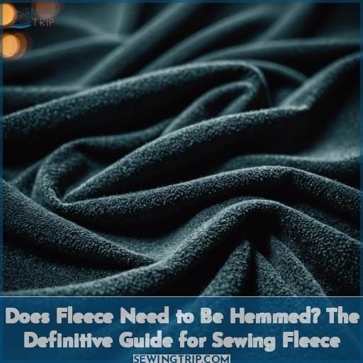 does fleece need to be hemmed does fleece need to be hemmed