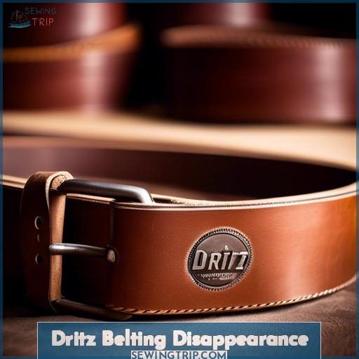 Dritz Belting Disappearance Dritz Belting Disappearance