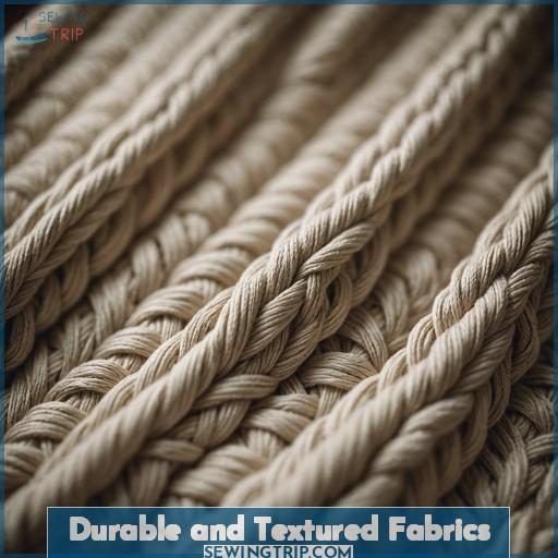Durable and Textured Fabrics