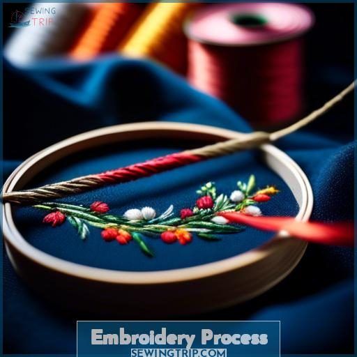 Embroidery Process Embroidery Process