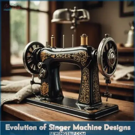 Evolution of Singer Machine Designs