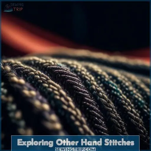 Exploring Other Hand Stitches
