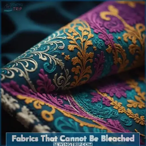 Fabrics That Cannot Be Bleached
