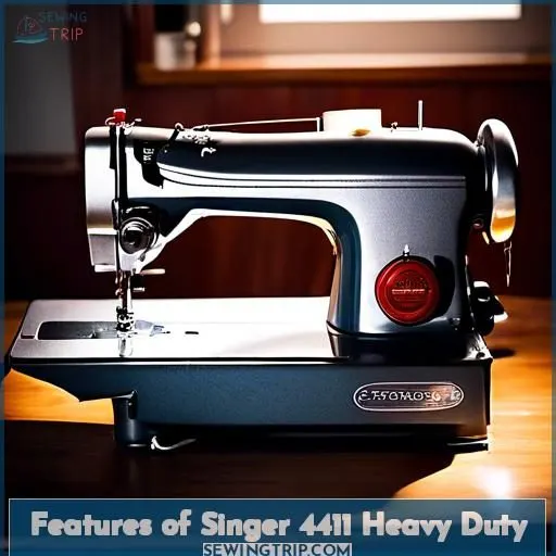 Features of Singer 4411 Heavy Duty