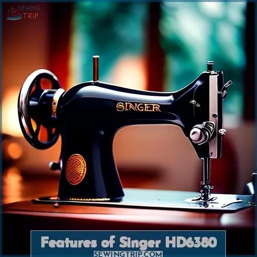 Features of Singer HD6380