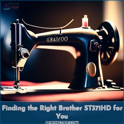 Finding the Right Brother ST371HD for You