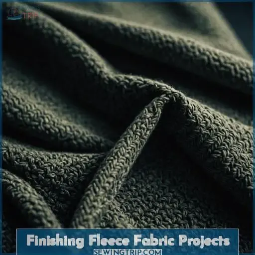 Finishing Fleece Fabric Projects