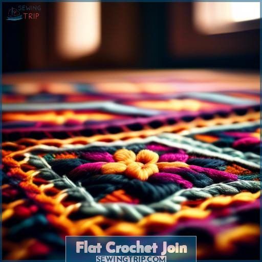 Flat Crochet Join