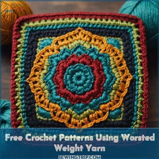 Free Crochet Patterns Using Worsted Weight Yarn