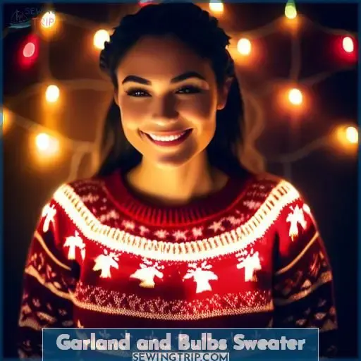 Garland and Bulbs Sweater