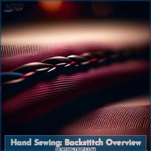 Hand Sewing: Backstitch Overview