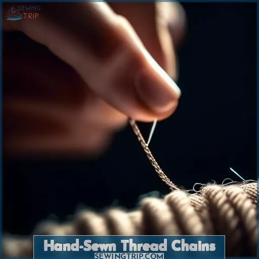 Hand-Sewn Thread Chains