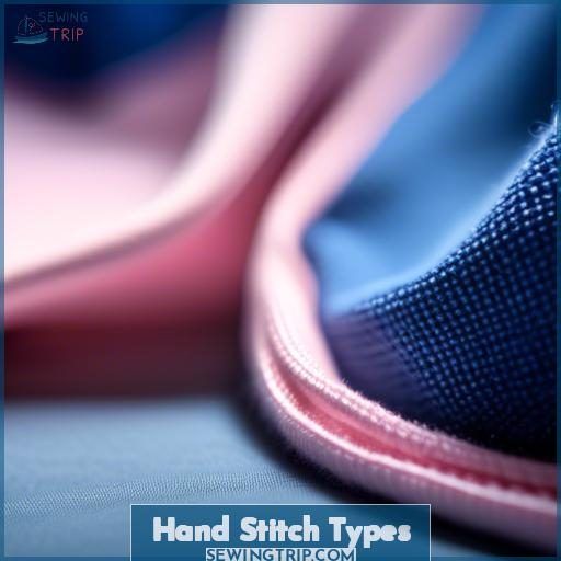 Hand Stitch Types
