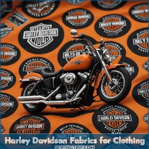 Harley Davidson Fabrics for Clothing
