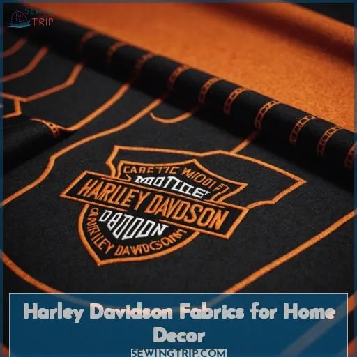 Harley Davidson Fabrics for Home Decor