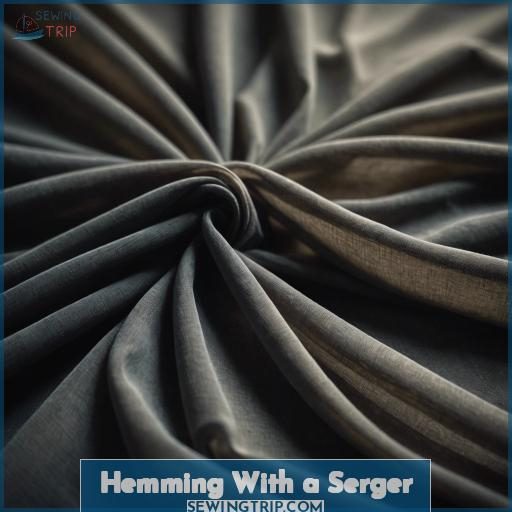 Hemming With a Serger