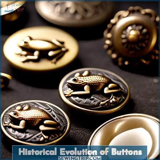 Historical Evolution of Buttons