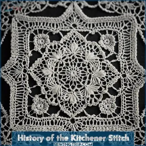 History of the Kitchener Stitch