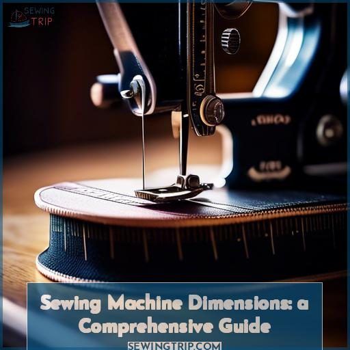 how big are sewing machines dimensions