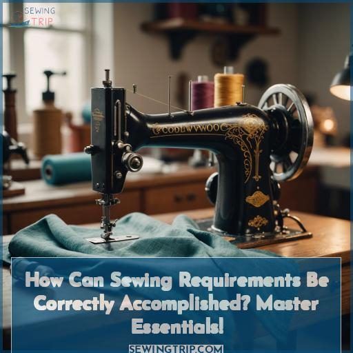 how can sewing requirements be correctly accomplished how can sewing requirements be correctly accomplished