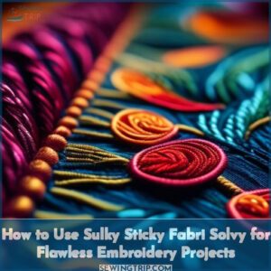 how do you use sulky sticky fabri solvy