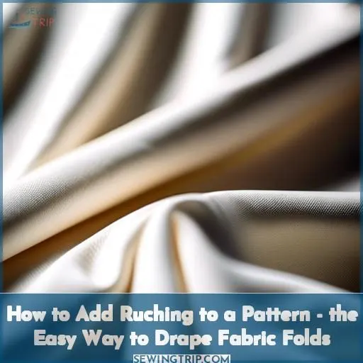 how to add ruching to a pattern