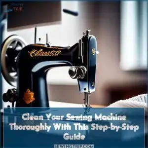 how to clean a sewing machine