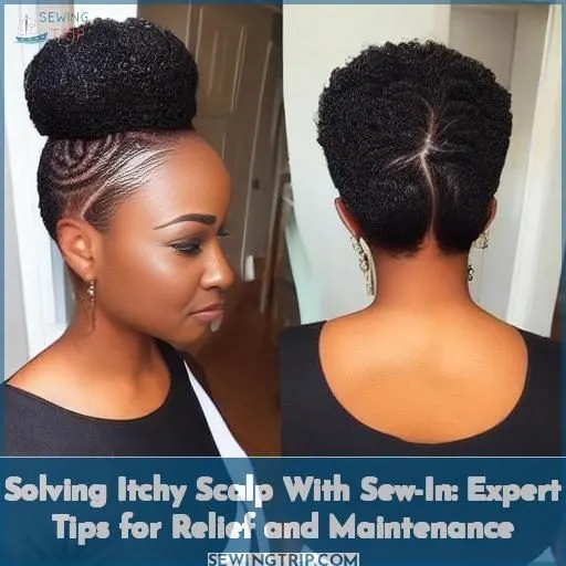 how to cure itchy scalp with sew in