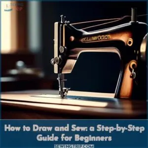 how to draw a sew