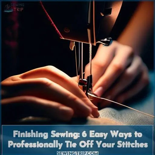 how to finish off sewing