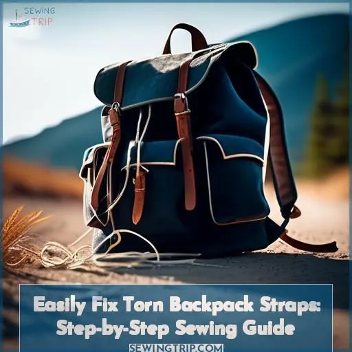 how to fix a backpack strap sewing