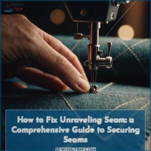 how to fix unraveling seam