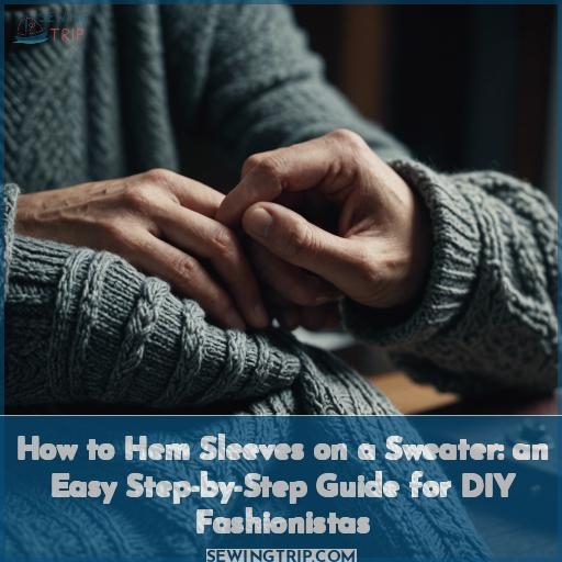 how to hem sleeves on a sweater