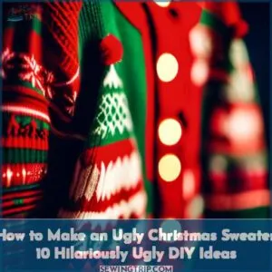 how to make an ugly christmas sweater