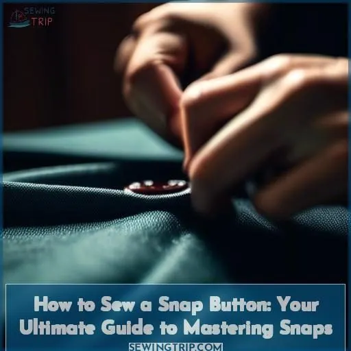 how to sew a snap button