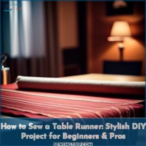 how to sew a table runner