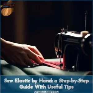 how to sew elastic by hand