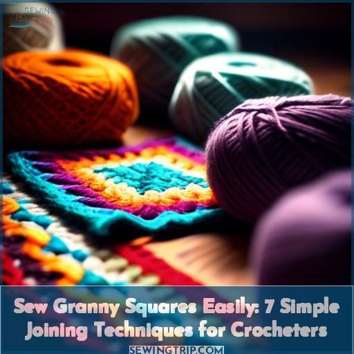 how to sew granny squares