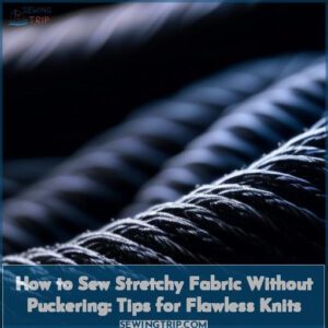how to sew stretchy fabric without puckering