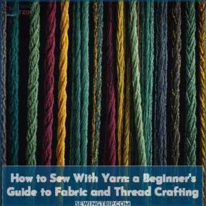 how to sew with yarn