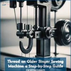 how to thread an older singer sewing machine