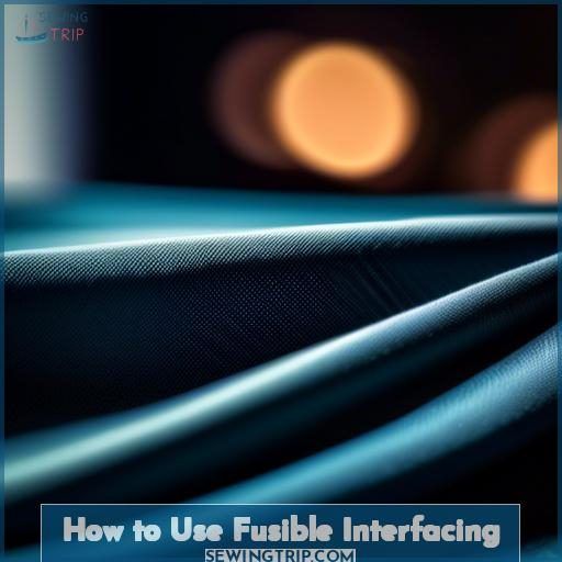How to Use Fusible Interfacing