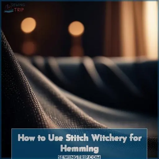 How to Use Stitch Witchery for Hemming