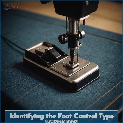 Identifying the Foot Control Type