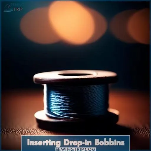 Inserting Drop-in Bobbins